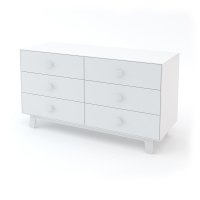 Commode Merlin Sparrow 6 tiroirs - Blanc
